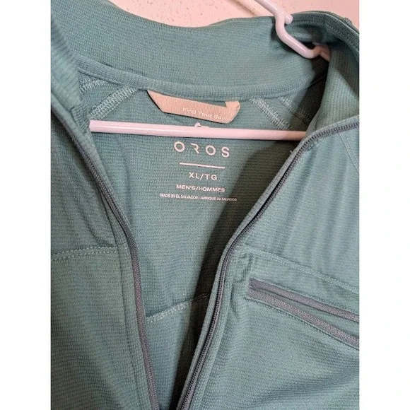 Oros Mens XL Explorer 1/4‎ Zip Meadow Huckberry Undefined Outdoors Hiking Jacket